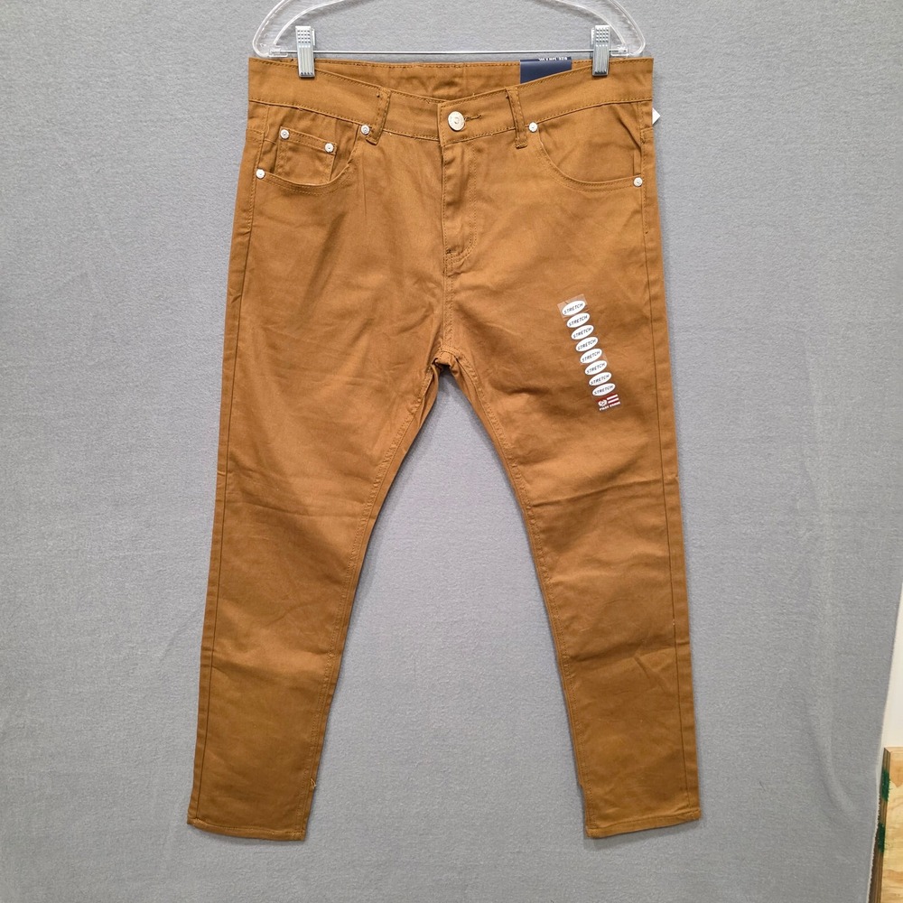 Phat‎ Farm Stretch Mens Brown Pants Size 34x30